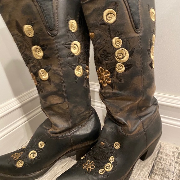 Dallas Texas Bouti, Pointed toe woman cowboy boots - Picture 2 of 12